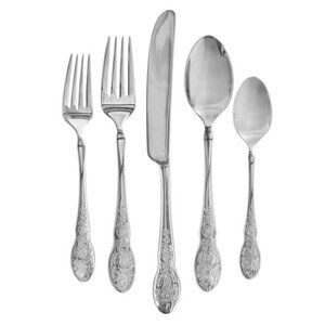 Pioneer Woman Mazie 20 Piece Flatware Set Service for 4 Silverware Floral New